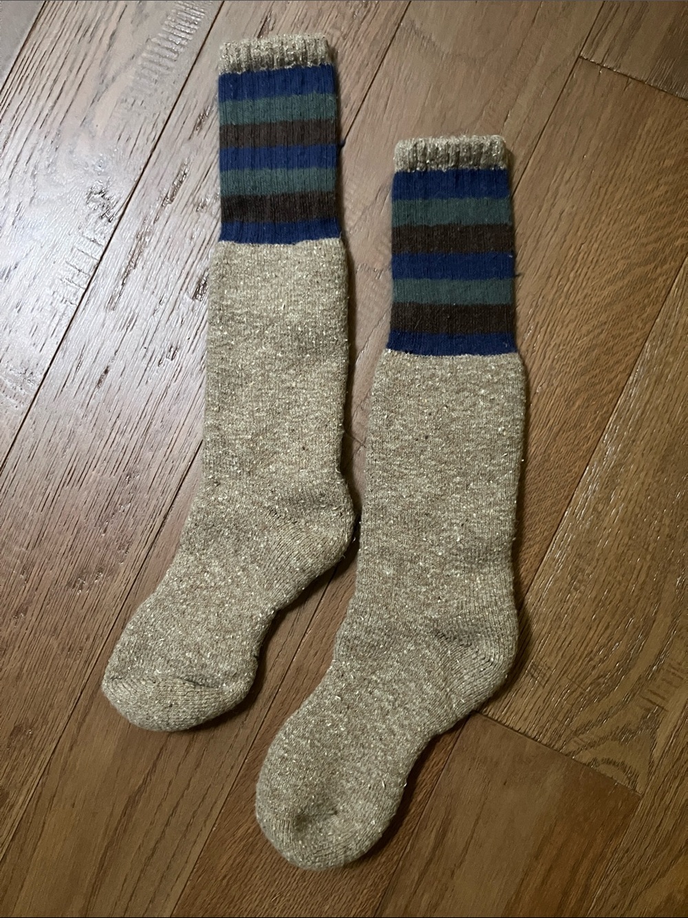 Vintage Wool Knee Socks